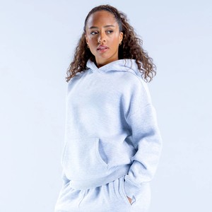 Sudaderas con Capucha Tejidas Transpirables Antiarrugas para Mujer, Tallas Grandes, con Hombros Caídos, Puños y Dobladillo Acanalados, Diseño Nuevo, Logotipo Personalizado, Venta al por Mayor OEM - Product Image 2