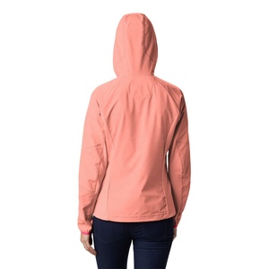 Chaqueta Softshell de Poliéster para Mujer al por Mayor, Resistente al Agua, con Capucha, Ligera, Marca Privada, Ropa Deportiva para Exteriores, MOQ Bajo - Product Image 2
