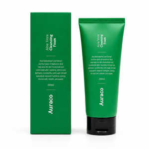 Espuma Limpiadora Facial de Aloe Vera, Limpiador Facial Hidratante y Suave para Todo Tipo de Piel, 150 ml - Product Image 1