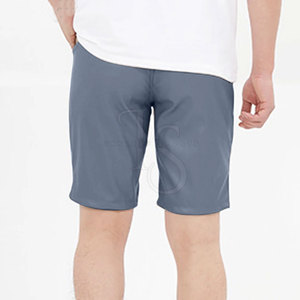 OEM Service Wholesale Custom Design Men <b>Leather</b> <b>Shorts</b> Breathable Plain Dyed New Arrival Private Label Casual Mid Waist - Product Image 2