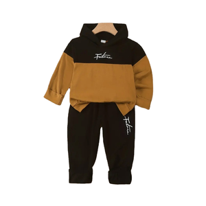 Recién llegados, chándales para niñas, conjuntos de chándales para niños de alta calidad, chándales personalizados para niñas, 100% de algodón, forro polar grueso y suave - Product Image 1