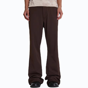 กางเกงขายาวทรงขาบานเอวสูงหลายกระเป๋าสำหรับผู้ชาย ขายออนไลน์ในราคาประหยัด - Product Image 3