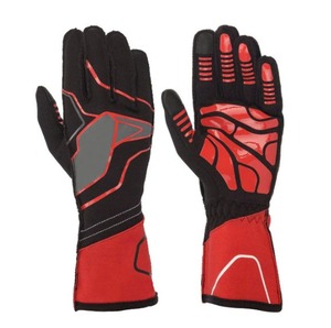 Gants de karting professionnels vintage à doigts entiers en cuir véritable, compatibles écran tactile, imperméables, fabriqués au Pakistan pour les sports de plein air - Product Image 3