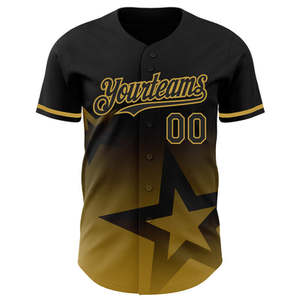 Camiseta de Béisbol Negra Unisex Personalizada con Nombre del Equipo 00, Impresión Serigrafiada, Transpirable, Manga Corta, Corte Regular, para Todas las Temporadas - Product Image 3
