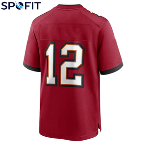 Maillot de football américain respirant brodé sur mesure pour hommes, avec patch cousu, vente en gros d'usine, tenue de football américain, maillot de rugby - Product Image 6