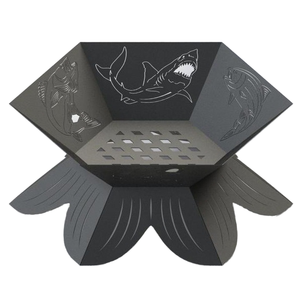 Antique Decorative Design Finishing Fire Pit <b>BBQ</b> Fire Pit Garden Barbeque Grill <b>BBQ</b> Bowl Fire Pit for Outdoor Camping - Product Image 5