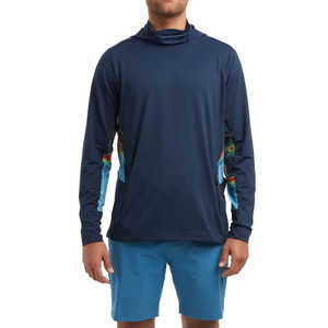 Camiseta de Protección Solar con Capucha para Hombre, de Secado Rápido, Material Ligero de Spandex/Poliéster, Precio Económico - Product Image 3