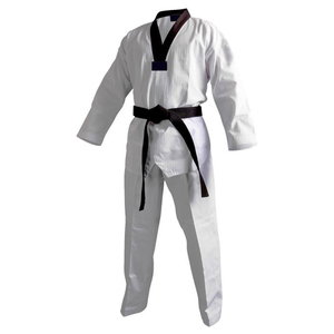 New Arrival Men's Karate Training Uniform High Quality Taekwondo Suit Stretch Breathable Hot Selling <b>Cheap</b> Martial Arts Wear - Product Image 4