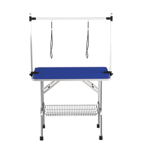 Tavolo da Toelettatura per Animali Blu, Grande e Robusto, con Morsetti Regolabili 42/ per Toelettatura di Cani e Gatti - Product Image 3