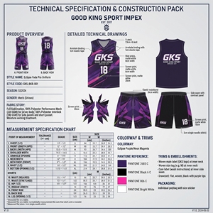Conjunto de Camiseta y Pantalones Cortos de Baloncesto Personalizados en Rosa y Morado, Diseño Gráfico Sublimado, Uniforme de Equipo, Ropa Deportiva Transpirable para Hombre y Jóvenes - Product Image 6