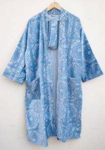 Bata de Terciopelo Kimono, Chaqueta Estilo Boho con Forro de Algodón Indio, Clásica, Elegante y Sexy, Regalo para Adultos, Invierno - Product Image 4