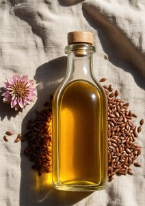 น้ำมันลินสีดสกัดเย็นบริสุทธิ์ 100% สำหรับนวด บำรุงผิว และอโรมาเธอราพี จำหน่ายแบบขายส่ง - Product Image 2