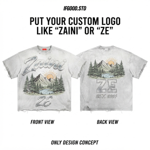 เสื้อยืดโอเวอร์ไซส์ผู้ชาย พรีเมียม 240 GSM ผ้าฝ้ายฟอกกรด หนานุ่ม สไตล์วินเทจ เป็นมิตรกับสิ่งแวดล้อม แห้งเร็ว พิมพ์ลายซิลค์สกรีน รับผลิตแบบ OEM - Product Image 1