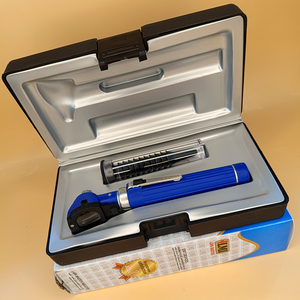 Otoscope à fibre optique haute performance bleu réutilisable léger, kit d'instruments professionnels certifié CE ISO13485 pour l'oreille - Product Image 2