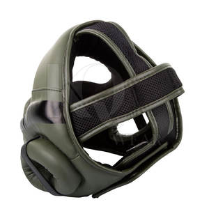 Protector de Cabeza de Cuero de Alta Calidad para Kickboxing, Diseño Duradero, Ajuste Seguro, Ligero y Transpirable para Entrenamiento y Prácticas - Product Image 3