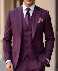 Bangladesh OEM Customizable Mens Suits <b>Blazer</b> Bulk Quantity Anti-Wrinkle Breathable Anti-Pilling Plus Size Polyester/Cotton - Product Image 1