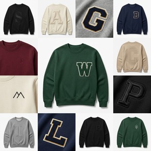 Sweat-shirt décontracté pour homme à col rond et manches raglan, coupe ample, avec lettres ICONIC en flocage marron, sweat-shirt d'hiver - Product Image 3