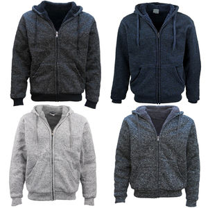 Sudaderas Lisas de Alta Calidad Sin Cordones, Sudaderas Personalizadas para Hombre, Sudadera Gruesa con Doble Capucha y Cremallera Completa, Nueva Sudadera Unisex con Cremallera Completa Personalizada - Product Image 1