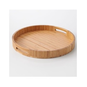 Decorative Wooden Tray for Serving <b>Breakfast</b> Snacks and Drinks Rustic Wooden Serving Tray - Product Image 3