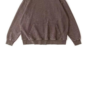 Sudadera con Capucha Personalizada para Hombre, 420GSM, Algodón French Terry, Estilo Vintage, Lavado Ácido, Desgastada, Estilo Urbano Hip-Hop, Gruesa, Lisa, para Invierno - Product Image 2