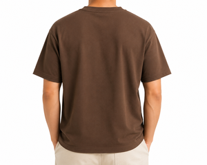 เสื้อยืดคอกลมแขนสั้นผู้ชาย สีพื้น ผ้าฝ้าย ทรงปกติ สไตล์ลำลอง คุณภาพสูง ผ้าเจอร์ซีย์ถัก - Product Image 5