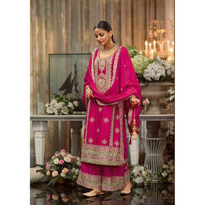 Conjunto Dupatta inferior superior para mujer de diseñador - Product Image 2