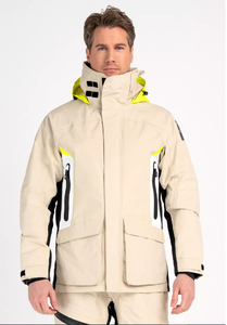 Chaqueta de Vela Profesional para Alta Mar, Transpirable, Impermeable, Chaqueta Marina para Lluvia, Alto Rendimiento, Windpro ASMAT ENTERPRISES 100% - Product Image 4