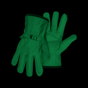 White Cotton Safety <b>Gloves</b> Adjustable Wristband Anti-Slip General Purpose made in Pakistan - Product Image 4