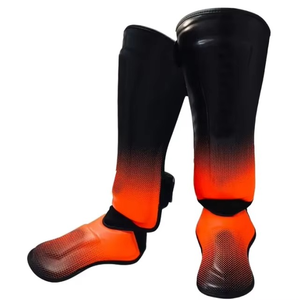 Protège-tibias professionnels MMA, Kickboxing, Muay Thai, protections de jambe et de voûte plantaire, logo personnalisé, équipement d'arts martiaux OEM - Product Image 1