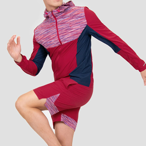 Custom Solid Half Zip Lightweight Nylon/Cotton Jacket <b>Jogger</b> Shorts <b>Set</b> Two Piece Sport Casual <b>Plus</b> <b>Size</b> Windbreaker Tracksuit - Product Image 3
