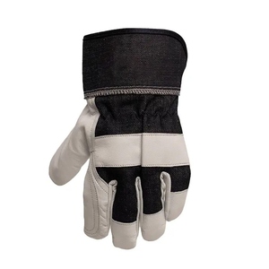 Gants de travail en cuir de chèvre Gun Palm, robustes, doux et confortables, pour la protection personnelle, durables, pour le jardinage - Product Image 2