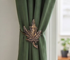 Handmade Palm Leaf Design <b>Curtain</b> Wall Brass <b>Hook</b> <b>With</b> Modern Design Perfect For Home Decor And Elegant Storage Solutions - Product Image 6