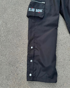 กางเกงผู้ชายสไตล์สตรีทแวร์ หลายกระเป๋า ทรงวินเทจ น้ำหนักเบา ผ้าไนลอน ซิป กระดุมแป๊ก ปรับได้ กางเกงลำลองอเนกประสงค์ - Product Image 6