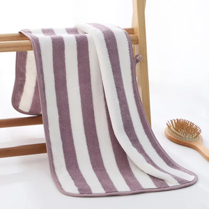 Luxury <b>Stripe</b> <b>Towel</b> Crafted from Premium Soft Material <b>Stripe</b> <b>Towel</b> Provides Fast Drying Excellent Absorption and Comfortable - Product Image 3