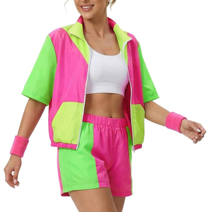 Ensemble short coupe-vent léger pour femme, vêtements de sport personnalisés, ensemble deux pièces pour la course à pied, l'entraînement, les loisirs et les activités de plein air - Product Image 6
