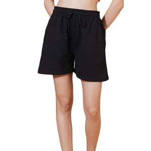 Nueva Colección Verano 2026, Shorts Deportivos para Mujer, 100% Algodón, Logotipo Bordado, Transpirables, de Secado Rápido, Cintura Elástica, Casuales - Product Image 1