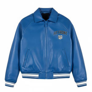 Chaqueta de Cuero para Hombre al Mejor Precio, Chaqueta de Invierno Premium, Cuero Genuino, Resistente al Viento e Impermeable, Teñido Liso, Todas las Tallas Disponibles - Product Image 1