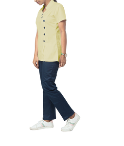 2026 OEM Wholesale Custom Top-Grade Summer Short Sleeve Scrubs Uniforms Eggplant Purple Unisex Cheap <b>Nursing</b> Scrub Sets Supplier - Product Image 3