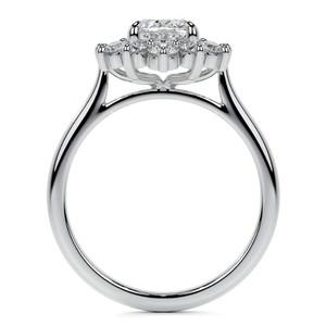 Anillo de Moissanita con Corte Ovalado, Plata de Ley 925, Oro de 18K, Joyería de Lujo para Compromiso, Boda, Promesa, Aniversario - Product Image 2