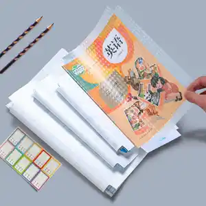 Transparent Self Adhesive Book and Textbook Covers for Paperbacks and Hard Covers Contact Paper Clear