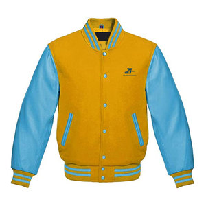 Wholesale Custom Size Men <b>Leather</b> Sleeve Letterman <b>Jacket</b> For Sale Casual Outdoor Wear <b>Winter</b> <b>Jacket</b> - Product Image 2
