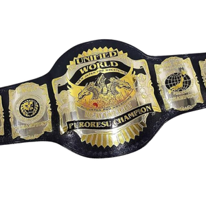 Cinturón de Campeonato de Lucha Libre Puroresu Unificado Mundial Premium, Cinturón de Título Personalizado con Banderas Internacionales, Calidad Premium - Product Image 5