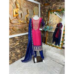 Hermoso conjunto Dupatta de parte superior para mujer - Product Image 3