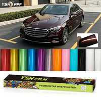 Film TPU PPF 1,52*15m OEM haute brillance auto-réparant anti-rayures anti-UV pour changement de couleur de carrosserie avec garantie de 10 ans