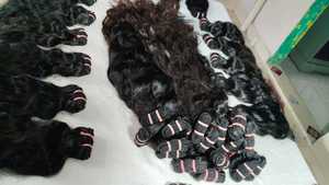 High Quality 100% Natural Black Virgin Curly <b>Braiding</b> Hair 22\" Templesourced Water Hair Human Hair <b>Extensions</b> - Product Image 4