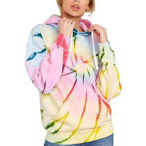 Sudaderas con Capucha Tie Dye para Mujer de Alta Calidad y Estilo, Precio al por Mayor, Nuevo Diseño, Sudaderas con Capucha Tie Dye para Mujer Hechas a Medida - Product Image 4