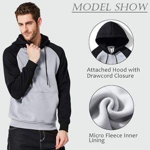 Wholesale Oversized Pullover Hoodies for Men OEM Cotton <b>Sweatshirts</b> Custom Logo Heavyweight Streetwear Hoodies - Product Image 3