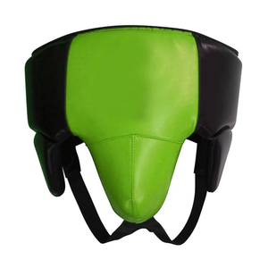 Protège-entrejambe en cuir PU personnalisé de haute qualité avec protection de sécurité pour la boxe professionnelle, le kickboxing, le karaté et le Muay Thai - Product Image 3