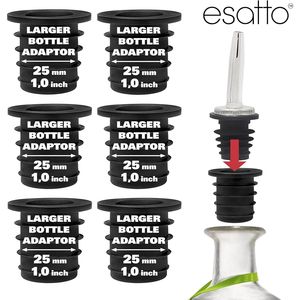 Set di 6 Adattatori Versatori per Liquori per Bottiglie Grandi di Olio d'Oliva, Convertitori per Accessori da Bar con Collo fino a 1 Pollice/25mm - Product Image 2