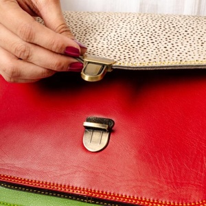 Gran oferta, bolso de mano de cuero de vaca con correa única Vintage bohemio, nuevo diseño, bolso informal de compras de Invierno para mujer, vestido japonés para mujer - Product Image 2